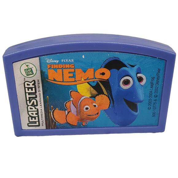 Leap Frog Leapster Disney FINDING NEMO Game Cartridge Tested Works - Picture 1 of 4